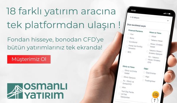 18 farklı yatırım aracına tek platformdan ulaşın!