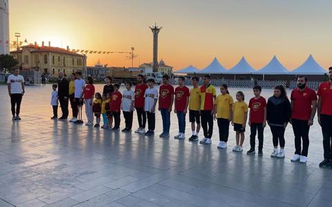 Cumhuriyetimizin Kuruluşunun 99. Yıl Dönümü Öncesinde Atatürk Anıtı'na Çelenk Bıraktık