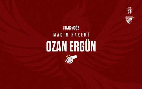 BEŞİKTAŞ MAÇINI OZAN ERGÜN YÖNETECEK