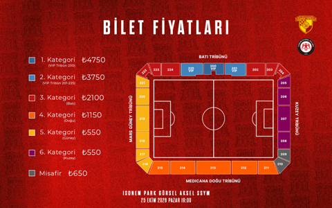 A. ÇORUM FK MAÇININ BİLETLERİ SATIŞA ÇIKIYOR