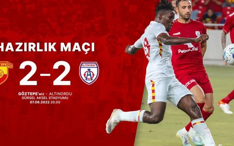 Hazırlık Maçı | Özet | Göztepe'miz 2-2 Altınordu #SevgiSaygıBağlılıkla